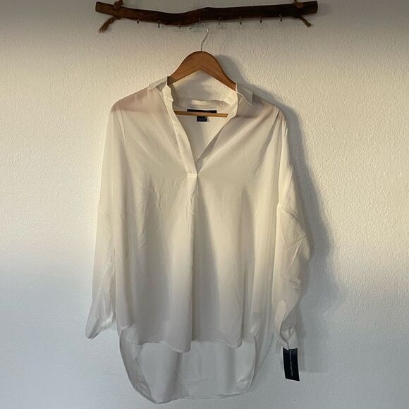 White collared top - Picture 3 of 3